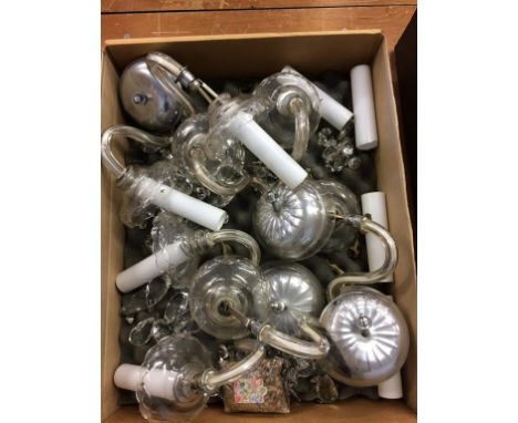 A Venetian style glass light fitting
