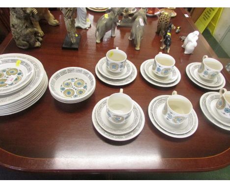 BROADHURST CAROUSEL CHINA DINNER AND TEA WARE