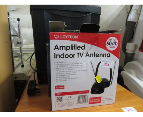 ELECTRIC PAPER SHREDDER, BOXED TV ANTENNA KIT AND A BOXED TV WALL BRACKET