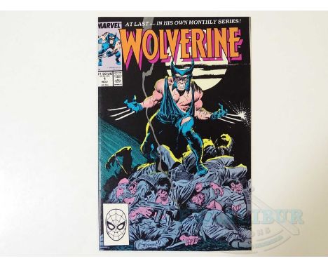 WOLVERINE #1 - (1988 - MARVEL) - First appearance of Wolverine (as "Patch" ) in an ongoing solo title - John Buscema, Al Will