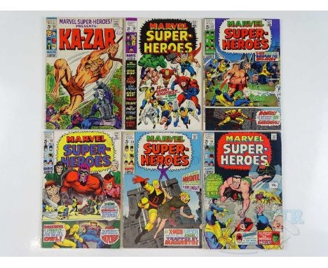 MARVEL SUPER-HEROES #19, 21, 22, 23, 24, 25 (6 in Lot) - (1969/70 - MARVEL - US Price &amp; UK Cover Price) Includes first so