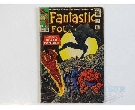 FANTASTIC FOUR #52 (1966 - MARVEL - UK Price Variant) - First appearance of Black Panther (one of the hottest and significant