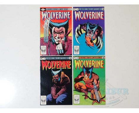 WOLVERINE #1, 2, 3, 4 - (4 in Lot) - (1982 - MARVEL) - Complete Four Issue Limited Series + Wolverine's first solo title - Fr