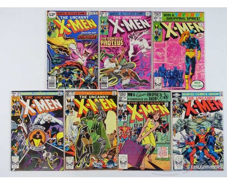 UNCANNY X-MEN # 118, 127, 138, 139, 145, 151, 156 (7 in Lot) - (1979/82 - MARVEL - US Price &amp; UK Cover Price) - First App