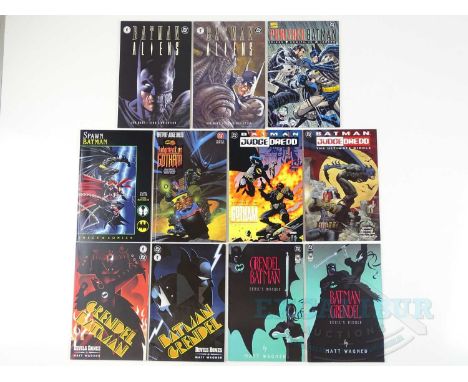BATMAN LOT (11 in Lot) - (DC/MARVEL/DARK HORSE/ IMAGE/COMICO) - ALL First Printings - Includes BATMAN/ALIENS (1997) #1 &amp; 