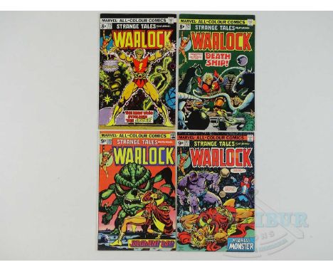 STRANGE TALES: WARLOCK #178, 179, 180, 181 - (4 in Lot) - (1975 - MARVEL - UK Price Variant) - Includes First appearances of 