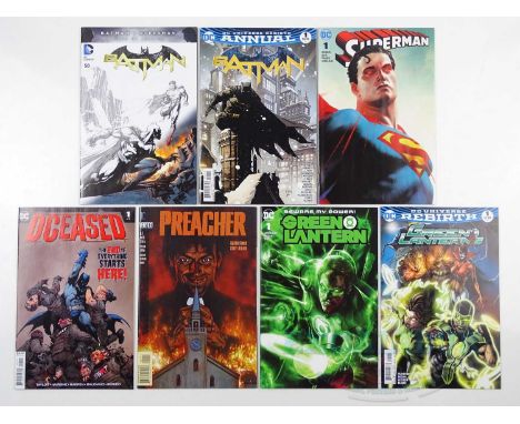 MIXED DC COMIC LOT (7 in Lot) - (DC) Includes DCEASED (2019) #1 Halloween Comicfest Variant cover + BATMAN (2016) #50 Batman 