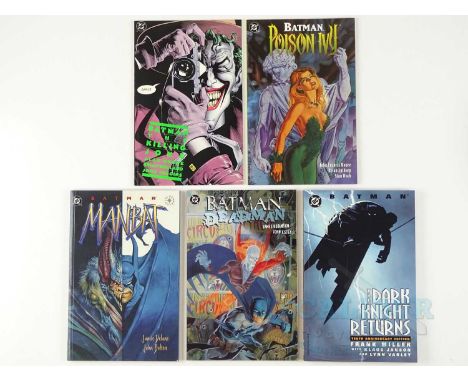 BATMAN LOT (5 in Lot) - (DC) - ALL First Printings - Includes BATMAN: KILLING JOKE (1988) + BATMAN: POISON IVY (1997) + BATMA