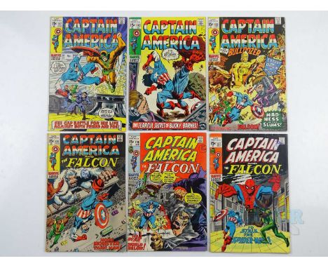 CAPTAIN AMERICA #127, 132, 133, 135, 136, 137 - (6 in Lot) - (1970/71 - MARVEL - US Price &amp; UK Cover Price) Includes Orig