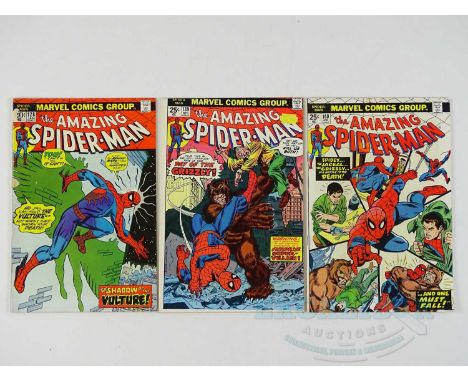 AMAZING SPIDER-MAN #128, 139, 149 - (3 in Lot) - (1974/75 - MARVEL) - Includes First appearance of the Grizzly + First appear