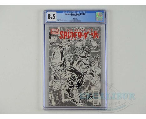 SUPERIOR SPIDER-MAN #27.NOW (2014 - MARVEL) - GRADED 8.5 by CGC - Sketch Variant Cover - Dan Slott story with Mark Brooks cov