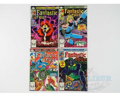 FANTASTIC FOUR #244, 245, 246, 247 - (4 in Lot) - (1982 - MARVEL) - KEY Modern Books - Includes First appearance of Frankie R