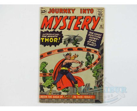 JOURNEY INTO MYSTERY #83 (1962 - MARVEL) First appearance and Origin of Thor + currently holds the #5 spot on Overstreet's Mo