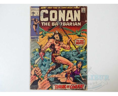 CONAN #1 - (1970 - MARVEL) - First comic book appearance and Origin of Conan + First comic book appearance (cameo) of King Ku