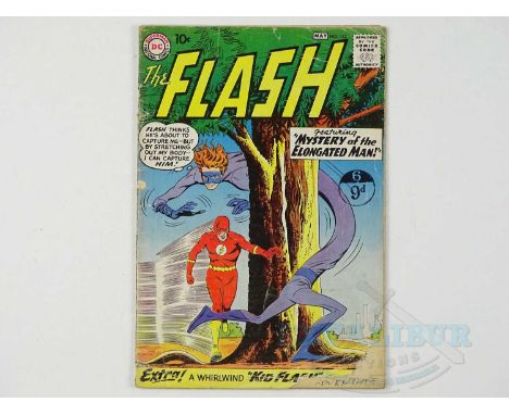 FLASH #112 - (1960 - DC - UK Cover Price) - Origin and first appearance of the Elongated Man - Carmine Infantino cover and in