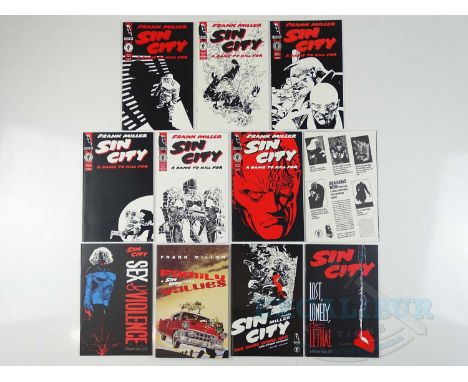 SIN CITY LOT (11 in Lot) - (LEGEND/DARK HORSE) - ALL First Printings - Includes A DAME TO KILL FOR (1993/94) #1, 2, 3, 4, 5, 