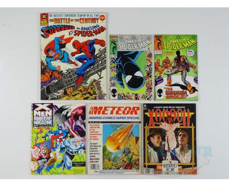 MIXED MARVEL/DC LOT (6 in Lot) (MARVEL/DC) Includes SUPERMAN vs AMAZING SPIDER-MAN #1 - (1976) - First Marvel/DC crossover + 