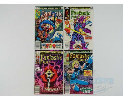 FANTASTIC FOUR #242, 243, 244, 245 - (4 in Lot) - (1982 - MARVEL) - Includes First appearance of Frankie Raye as Nova, the He