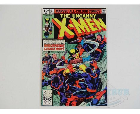 UNCANNY X-MEN #133 - (1980 - MARVEL - UK Price Variant) - First solo Wolverine cover + Hellfire Club appearance - John Byrne 