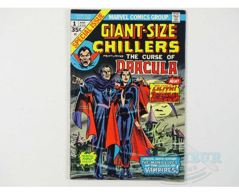 GIANT-SIZE CHILLERS: CURSE OF DRACULA #1 (1974 - MARVEL) First appearance &amp; Origin of Lilith, daughter of Dracula + Only 