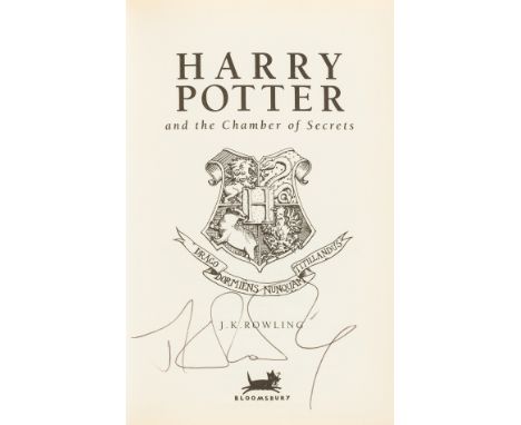 Rowling (J.K.) Harry Potter and the Chamber of Secrets, twelfth printing, 1998; Harry Potter and the Prisoner of Azkaban, sec