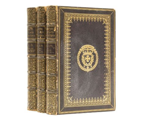 Middle East.- Roberts (David) The Holy Land, Syria, Idumea, Arabia, Egypt &amp; Nubia, 6 vol. in 3, portrait frontispiece, 6 