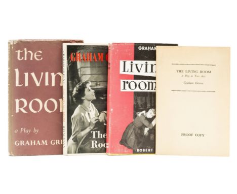 Greene (Graham) The Living Room: a Play in Two Acts, uncorrected proof copy, bookplate to inside front cover, ink date to end