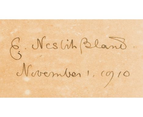 Forster (E.M.) Howards End, first edition, Edith Nesbit's copy with her ink ownership inscription "E. Nesbit Bland, November 