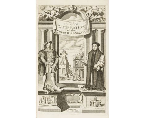 Burnet (Gilbert) The History of the Reformation of the Church of England, 3 vol., second edition, vol. 1 &amp; 2 half-titles 