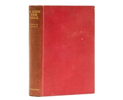 Greene (Graham) A Gun for Sale, first English edition, occasional spotting, pp.7-10 with lower corner torn away (not affectin