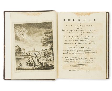 Hanway (Jonas) A Journal of Eight Days Journey from Portsmouth to Kingston Upon Thames..., To which is added an Essay on Tea,