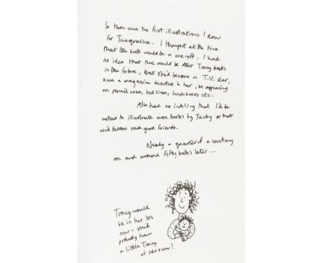 Wilson (Jacqueline) The Story of Tracy Beaker, first edition, signed by the author with 2 annotations, additionally signed by