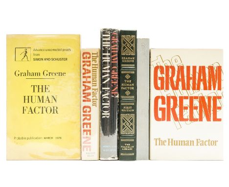 Greene (Graham) The Human Factor, first edition, first issue with Shakespeare logo to title, original cloth, dust-jacket, ver