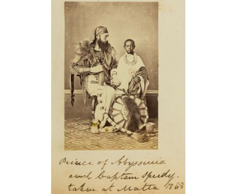 Malta &amp; the exiled Prince of Abyssinia.- Alamayou (Prince of Abyssinia, son of King Tewodros, captive and exile after a B