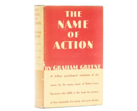 Greene (Graham) The Name of Action, first American edition, original cloth, dust-jacket, neatly price-clipped, light sunning 