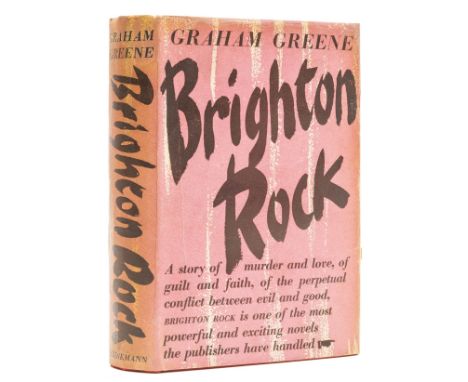 Greene (Graham) Brighton Rock, first English edition, publisher's review slip loosely inserted, a few scattered spots to edge