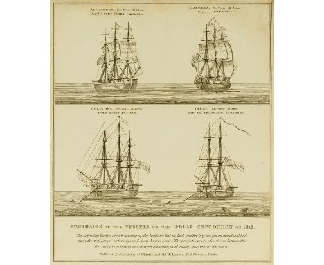 Henry A. Bright copy.- Laurie &amp; Whittle, publishers.- Polar.- Portraits of the vessels on the Polar Expedition of 1818, e