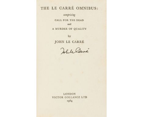 NO RESERVE Le Carré (John) The Le Carré Omnibus, first edition, signed by the author on title, light browning to title and fi