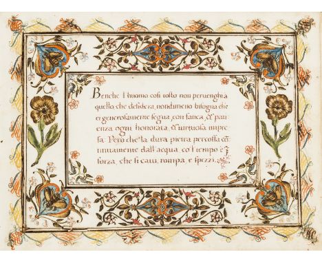Barberini Family (family of Pope Urban VIII, 1568-1644).- Abbanti (Giovanni Andrea, miniaturist and scribe, of Bologna, fl. c