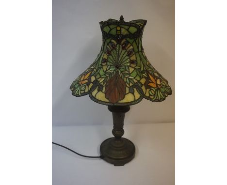 Tiffany Style Table Lamp, with shade 
