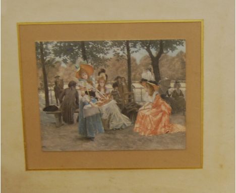 Assorted pictures and prints, to include after H French - set of Four Seasons