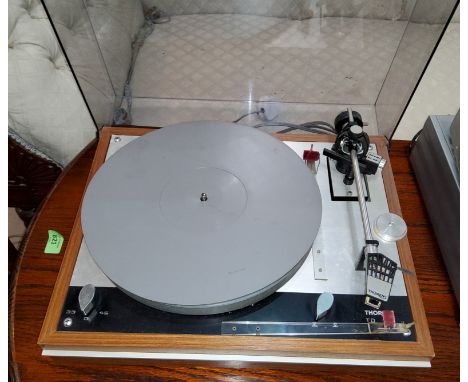A Thorens TD 160 record player. 