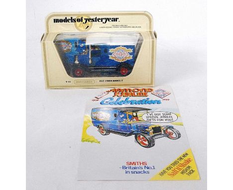 A Matchbox Models of Yesteryear Y12 trade case offer/promotional release Smiths Potato Crisps delivery van, in the original b