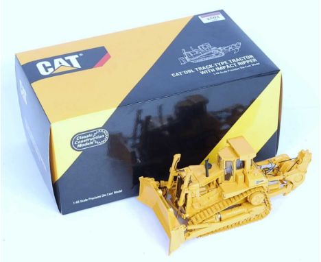 A Classic Constructions Models limited edition release 1/48 scale diecast model of a CAT D9L track type tractor with impact r