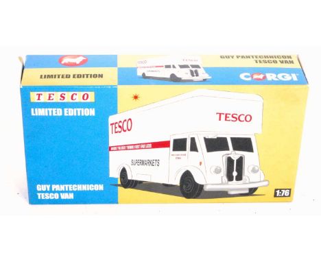 A Corgi Toys limited edition Tesco Pantechnicon 1/76 scale delivery van, housed in the original box with certificate