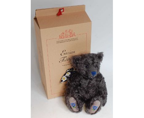 A Steiff Enzian teddy bear, white tag to ear numbered 660276, limited edition No. 1457/1500 released, exclusively for Germany