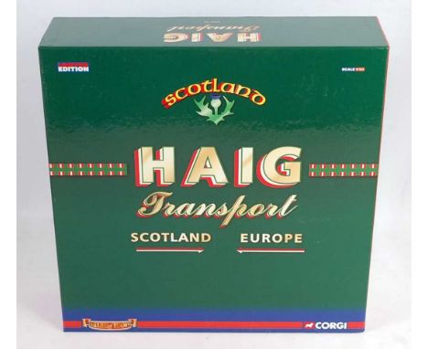 A Corgi Toys gift set No. CC99192 1/50 scale boxed Haig Transport limited edition gift set, with certificate No. 0126/2010 re