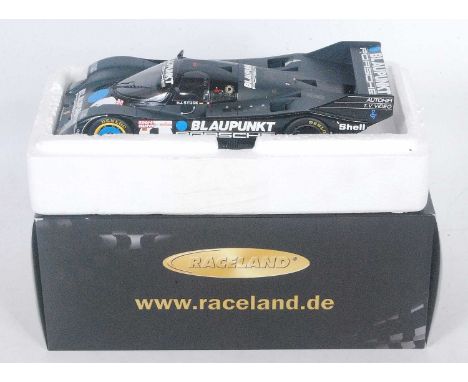 A Spark Models 1/18 scale model No. RS1801 limited edition 1 of 300 pieces model of a Porsche 962C WSC 1986 No. 1 race car, a