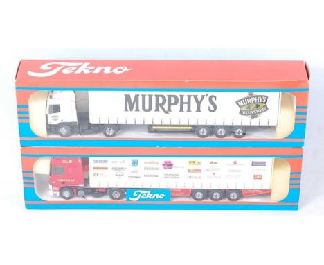 A Tekno 1/50 scale British and Irish Collection road transport diecast group to include a James Irlam DAF XF 430 tractor unit