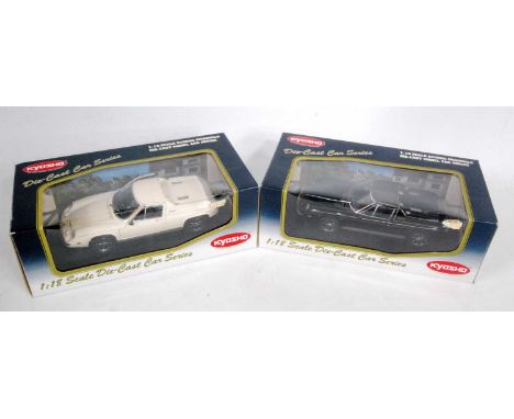 A Kyosho 1/18 scale Lotus Europa boxed diecast group to include Ref. No. 08151W Lotus Europa Special finished in white, toget